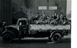 alegorický vůz pivovaru v 50.letech (zdroj: muzeum Brandýs)